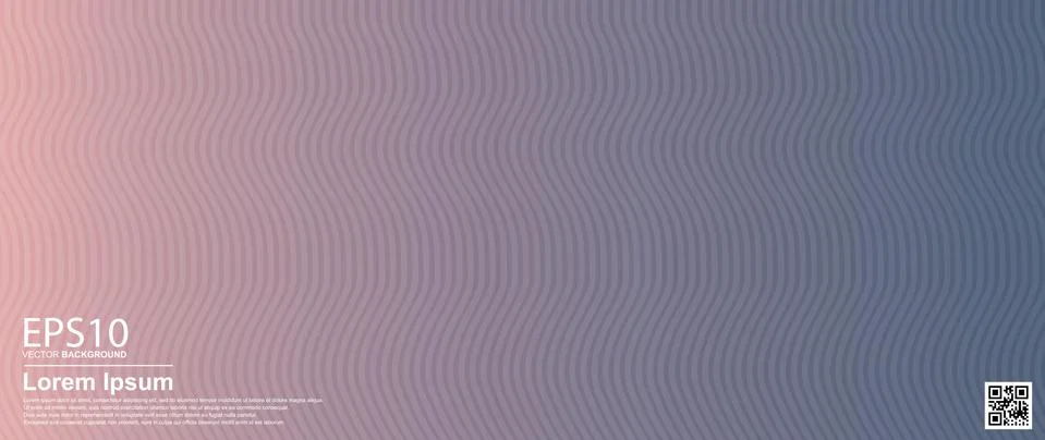 Abstract vector  colorful wave pattern background. Poster, banner template. Illustrazione stock