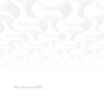 Abstract vector contemporary low light background with perspective. White and Иллюстрация