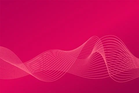 Abstract vector curve pattern. Wave background for design Illustrazione stock