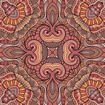 Abstract vector decorative ethnic seamless pattern イラスト素材