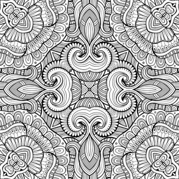 Abstract vector decorative ethnic seamless pattern Stockillustratie