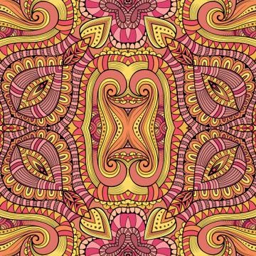 Abstract vector decorative ethnic seamless pattern イラスト素材