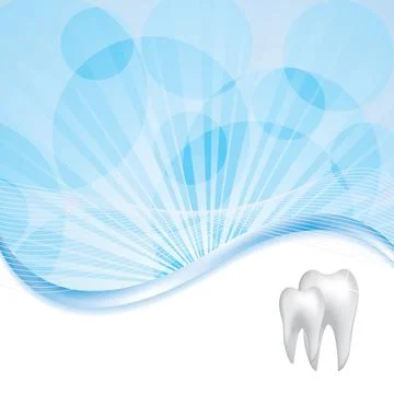 Abstract vector dental illustration Stock Illustration