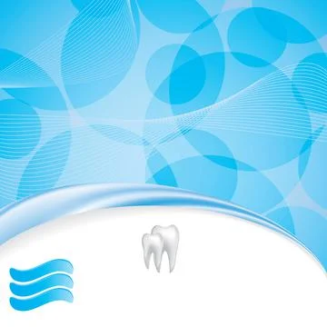 Abstract vector dental illustration Stock Illustration