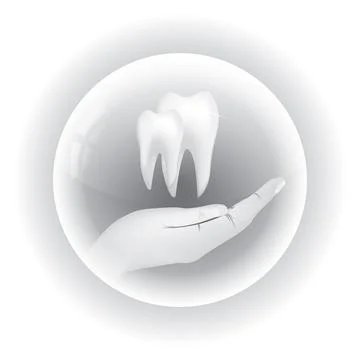 Abstract vector dental illustration Stock Illustration