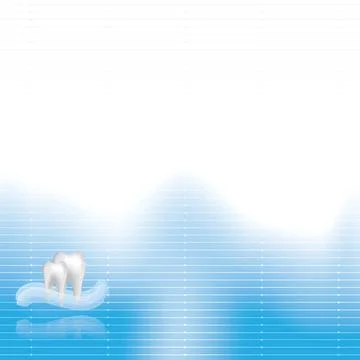 Abstract vector dental illustration Stock Illustration
