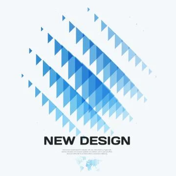 Abstract vector design background with triangles イラスト素材