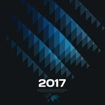 Abstract vector design background with triangles Stock Illustration