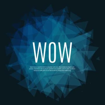 Abstract vector design background with triangles Stock Illustration