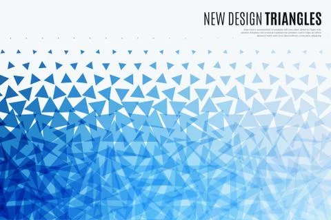 Abstract vector design background with triangles イラスト素材