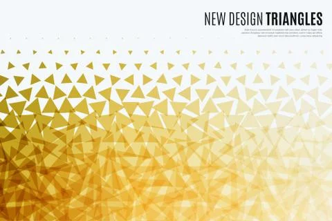 Abstract vector design background with triangles Stock Illustration