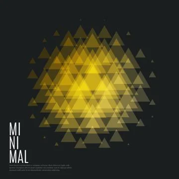 Abstract vector design background with triangles 스톡 일러스트