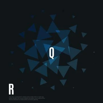 Abstract vector design background with triangles Stock Illustration