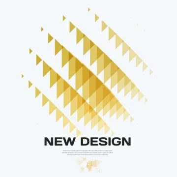 Abstract vector design background with triangles Stock Illustration