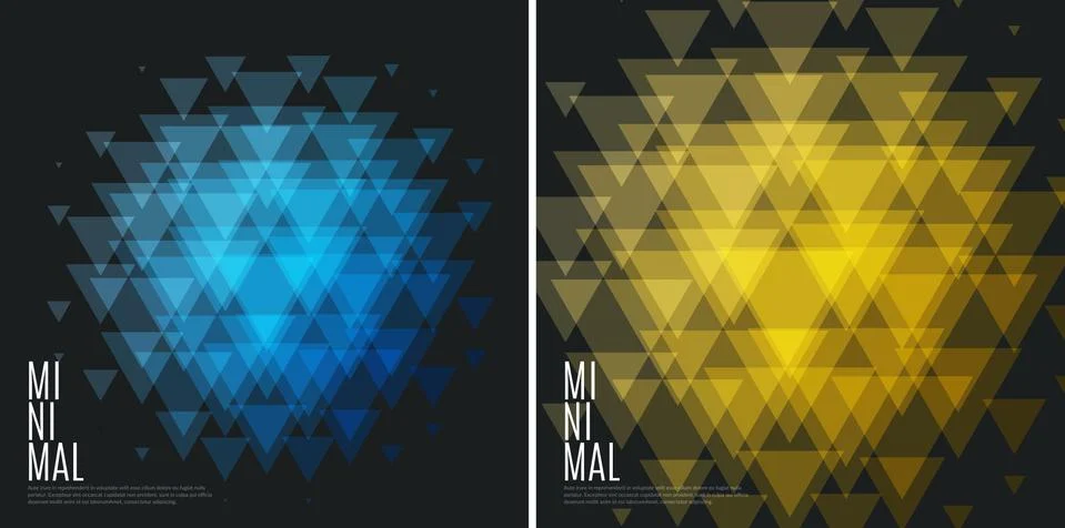 Abstract vector design background with triangles 스톡 일러스트
