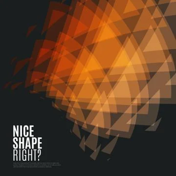 Abstract vector design background with triangles Illustrazione stock