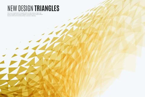 Abstract vector design background with triangles Stock Illustration