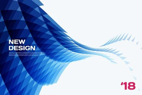 Abstract vector design background with triangles 스톡 일러스트