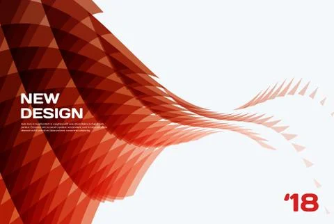 Abstract vector design background with triangles イラスト素材