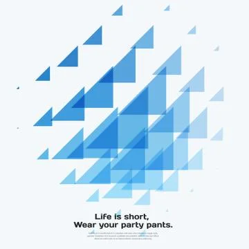 Abstract vector design background with triangles Illustrazione stock