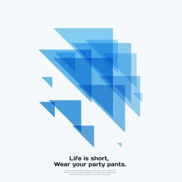 Abstract vector design background with triangles 스톡 일러스트