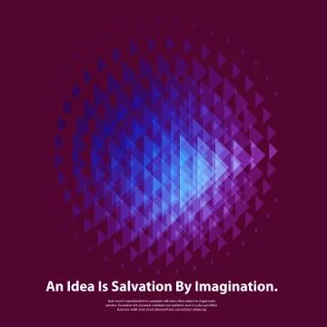 Abstract vector design background with triangles Illustrazione stock