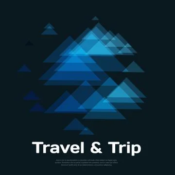 Abstract vector design background with triangles 스톡 일러스트