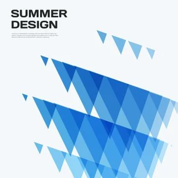 Abstract vector design background with triangles Stock Illustration