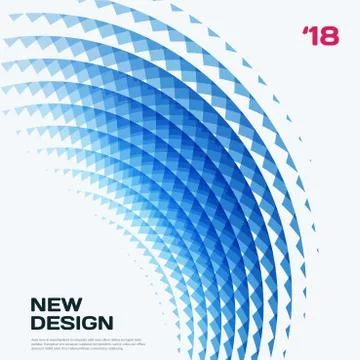 Abstract vector design background with triangles Illustrazione stock