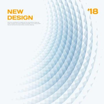 Abstract vector design background with triangles Stock Illustration