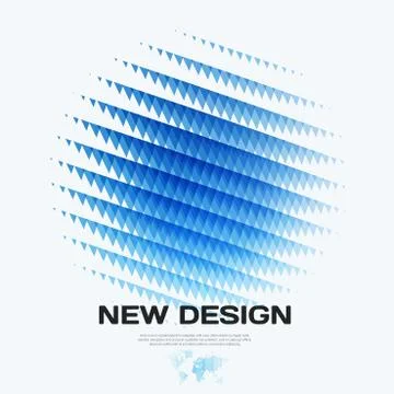 Abstract vector design background with triangles Stock Illustration