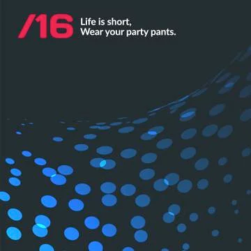 Abstract vector design of blue rounds for graphic template Stock Illustration