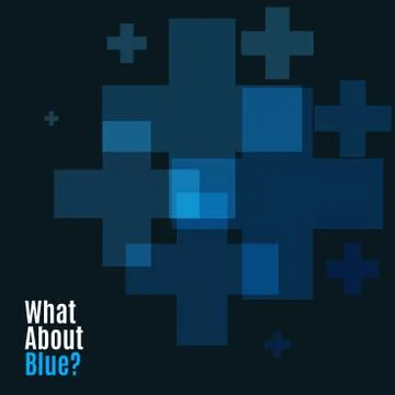 Abstract vector design elements with cross Stockillustratie