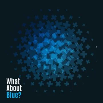 Abstract vector design elements with cross 스톡 일러스트