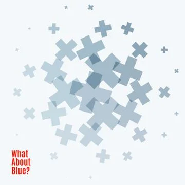 Abstract vector design elements with cross Stock Illustration