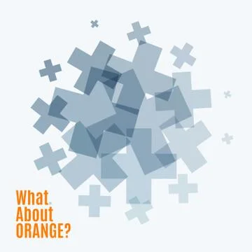 Abstract vector design elements with cross Stock Illustration