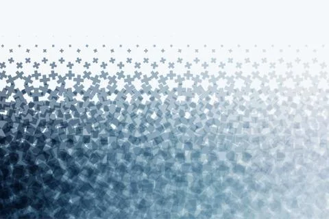 Abstract vector design elements with cross Stockillustratie