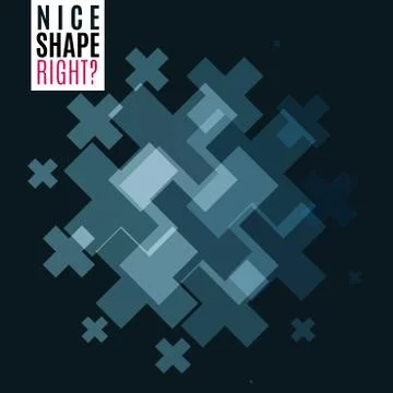 Abstract vector design elements with cross Stock Illustration