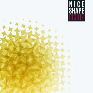 Abstract vector design elements with golden stars 스톡 일러스트