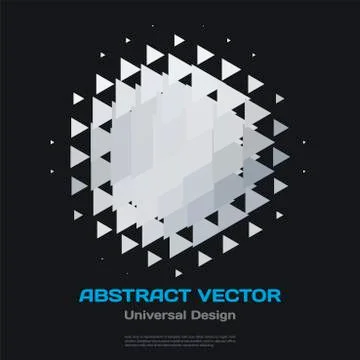 Abstract vector design elements for graphic layout. Modern busin Stock Illustration