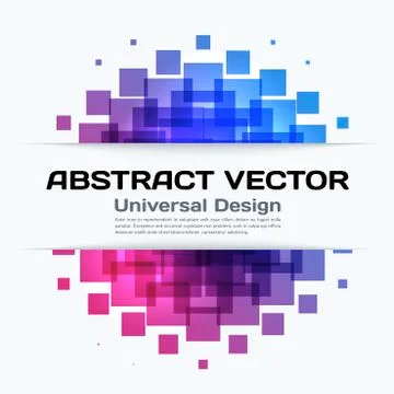 Abstract vector design elements for graphic layout. Modern busin Stockillustratie