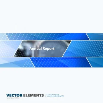 Abstract vector design elements for graphic layout. Modern busin Illustrazione stock