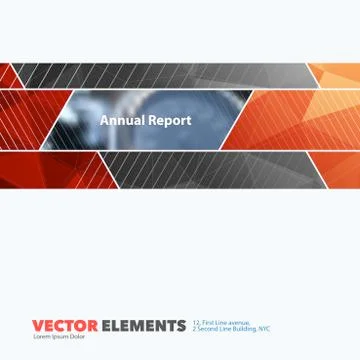 Abstract vector design elements for graphic layout. Modern busin Stock Illustration