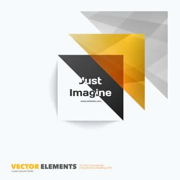 Abstract vector design elements for graphic layout. Modern busin 스톡 일러스트