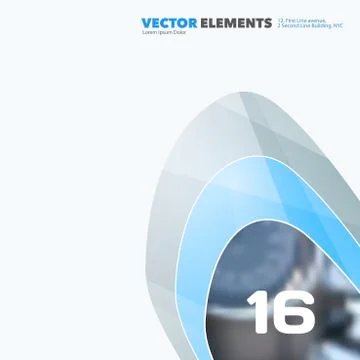 Abstract vector design elements for graphic layout. Modern busin イラスト素材