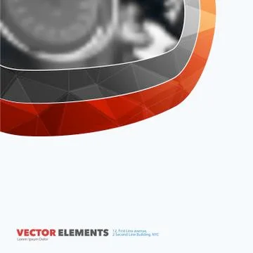 Abstract vector design elements for graphic layout. Modern busin Illustrazione stock