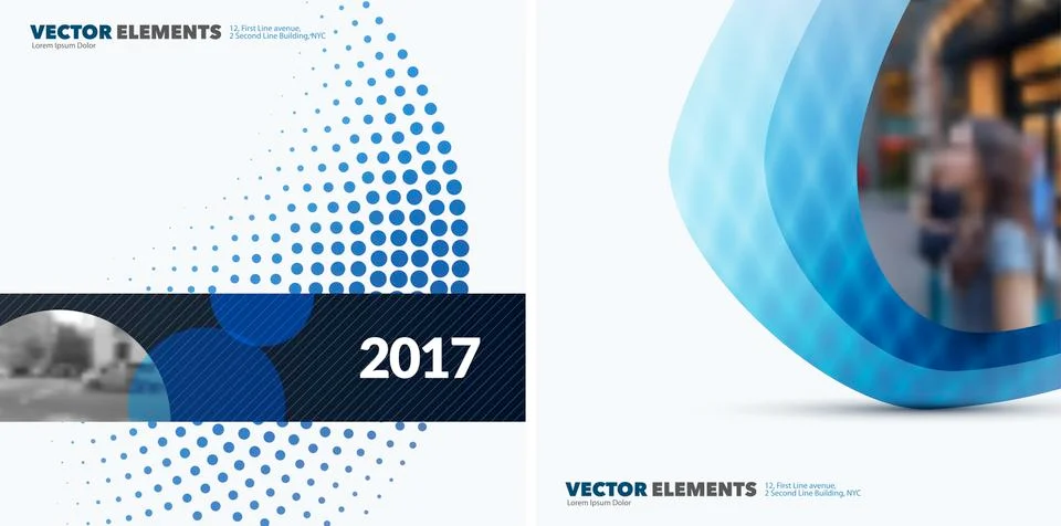 Abstract vector design elements for graphic layout. 스톡 일러스트