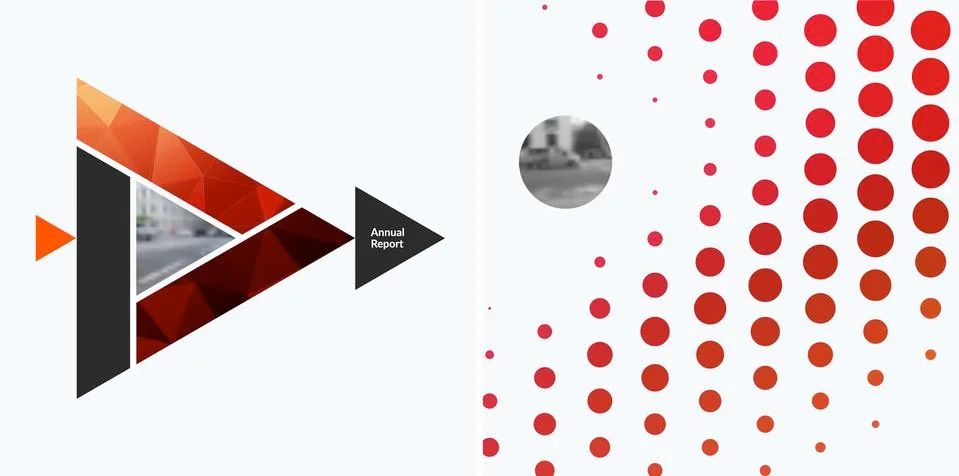 Abstract vector design elements for graphic layout. Modern business background Illustrazione stock