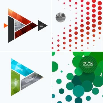 Abstract vector design elements for graphic layout. Modern business background 스톡 일러스트