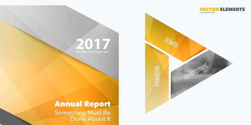 Abstract vector design elements for graphic layout. Modern business background Stock Illustration